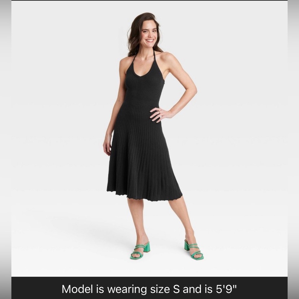 Women's Sweater Dress - A New Day
Black XS